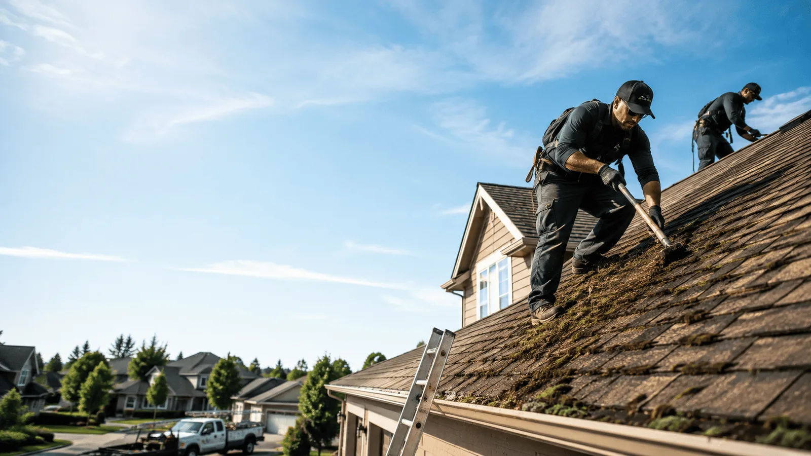 Roof Moss Removal in Switz City, IN near me